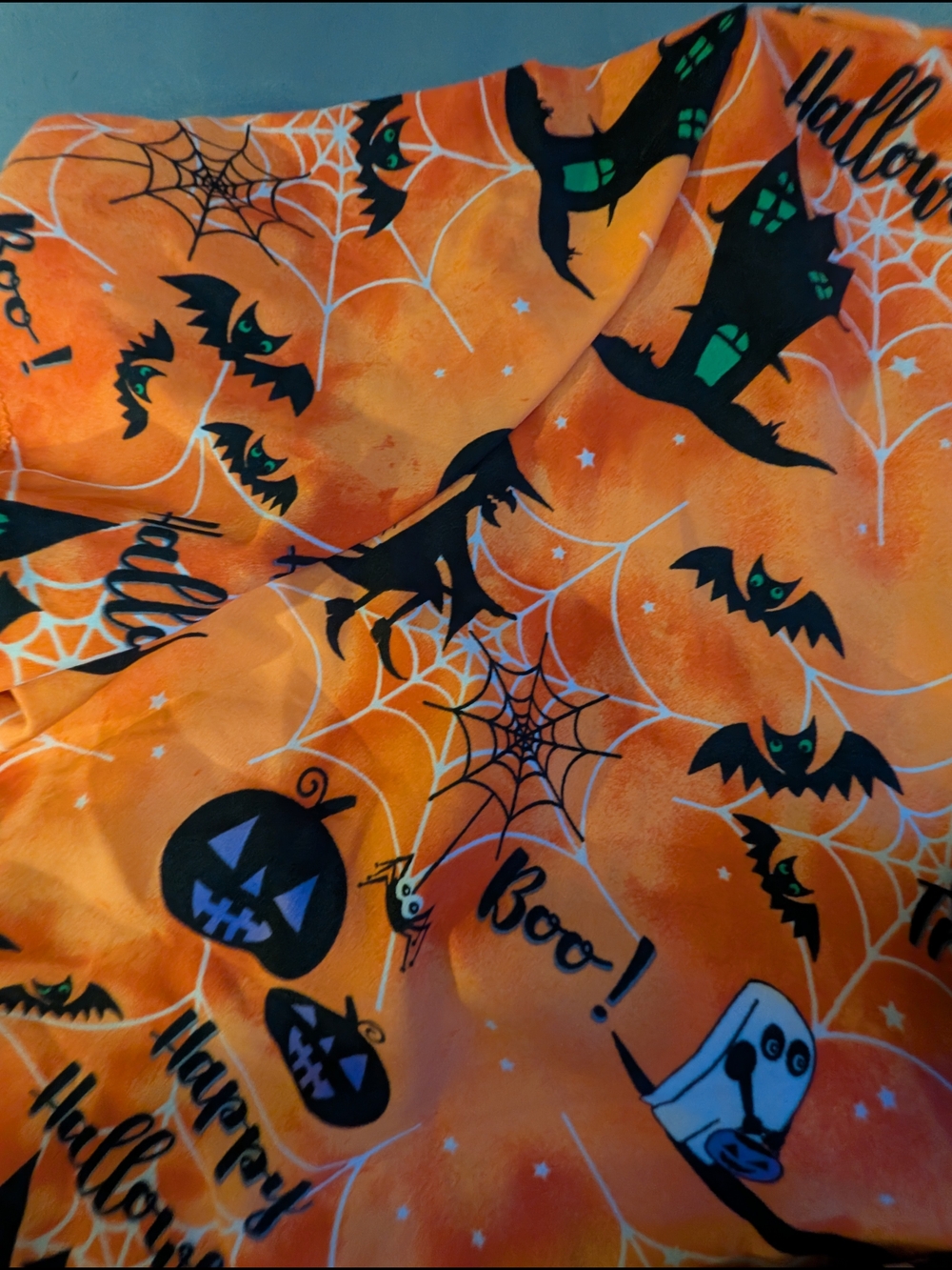 Colorful Halloween, Winnie The Pooh, And Stitch Scrub Tops - 3 Pack - Picture 2 of 7